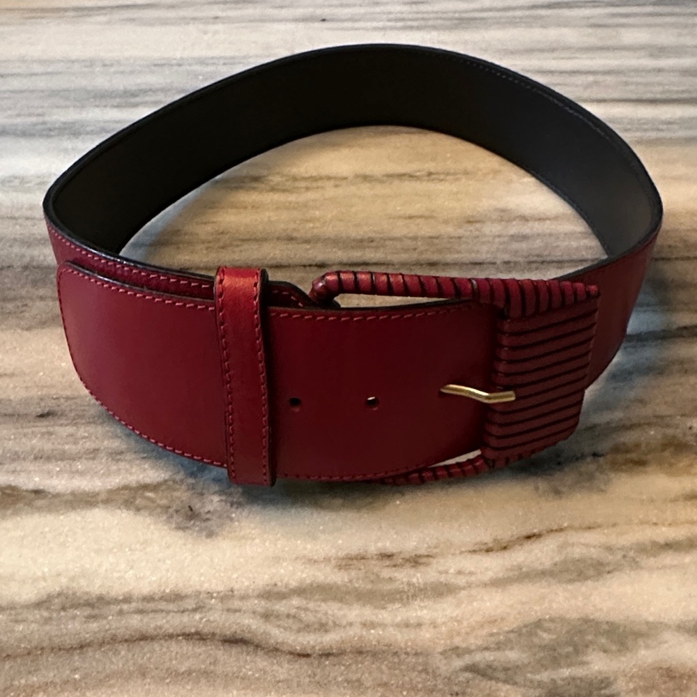 PELLATERI -MADE IN ITALY STATEMENT BELT-